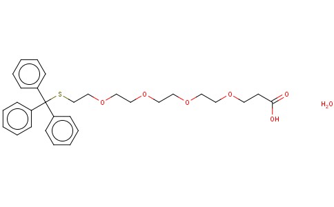15-TRITYLMERCAPTO-4,7,10,13-TETRAOXAPENTADECANOIC ACID MONOHYDRATE